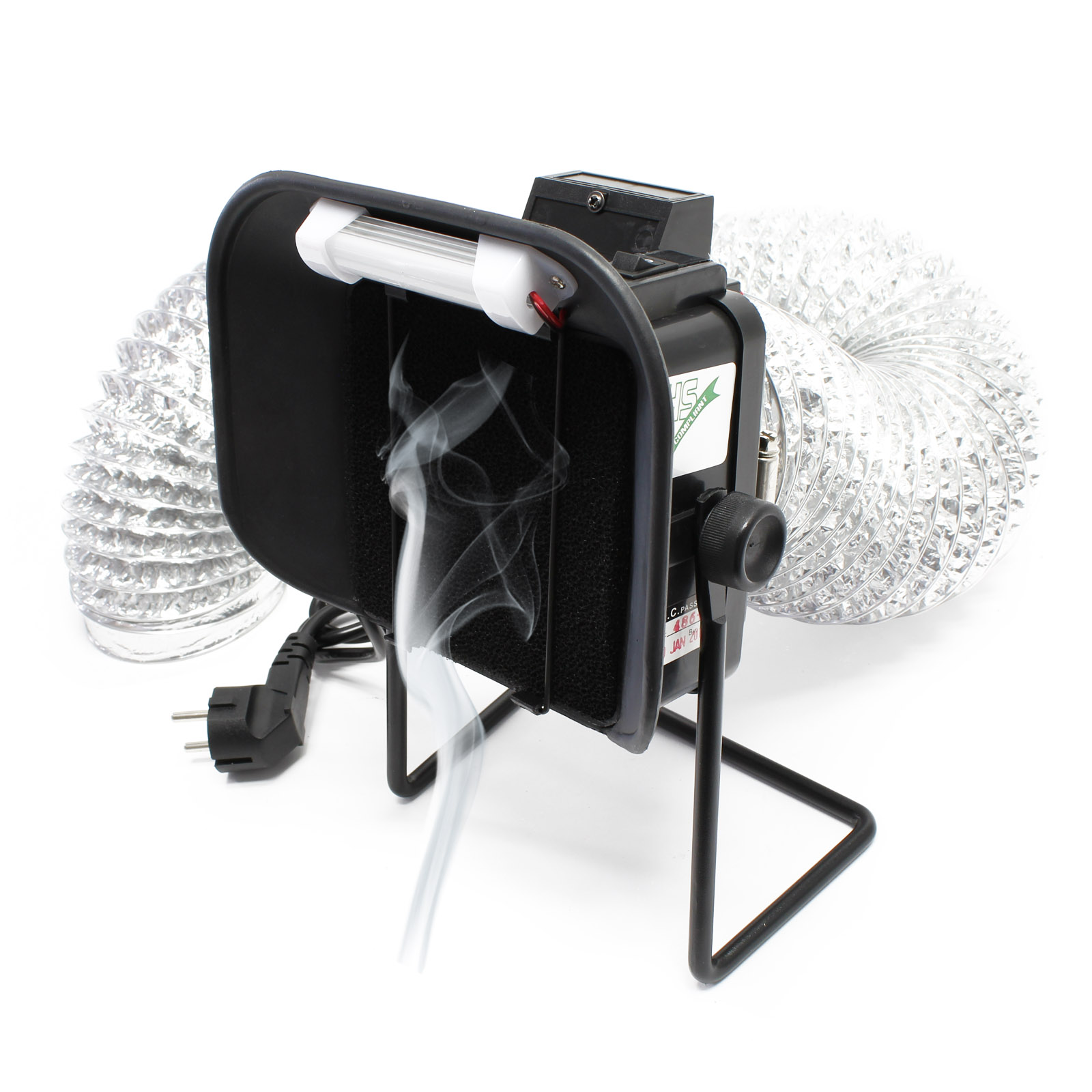 AOYUE 486+ LED-lamp Solder smoke absorber fume extractor desktop
