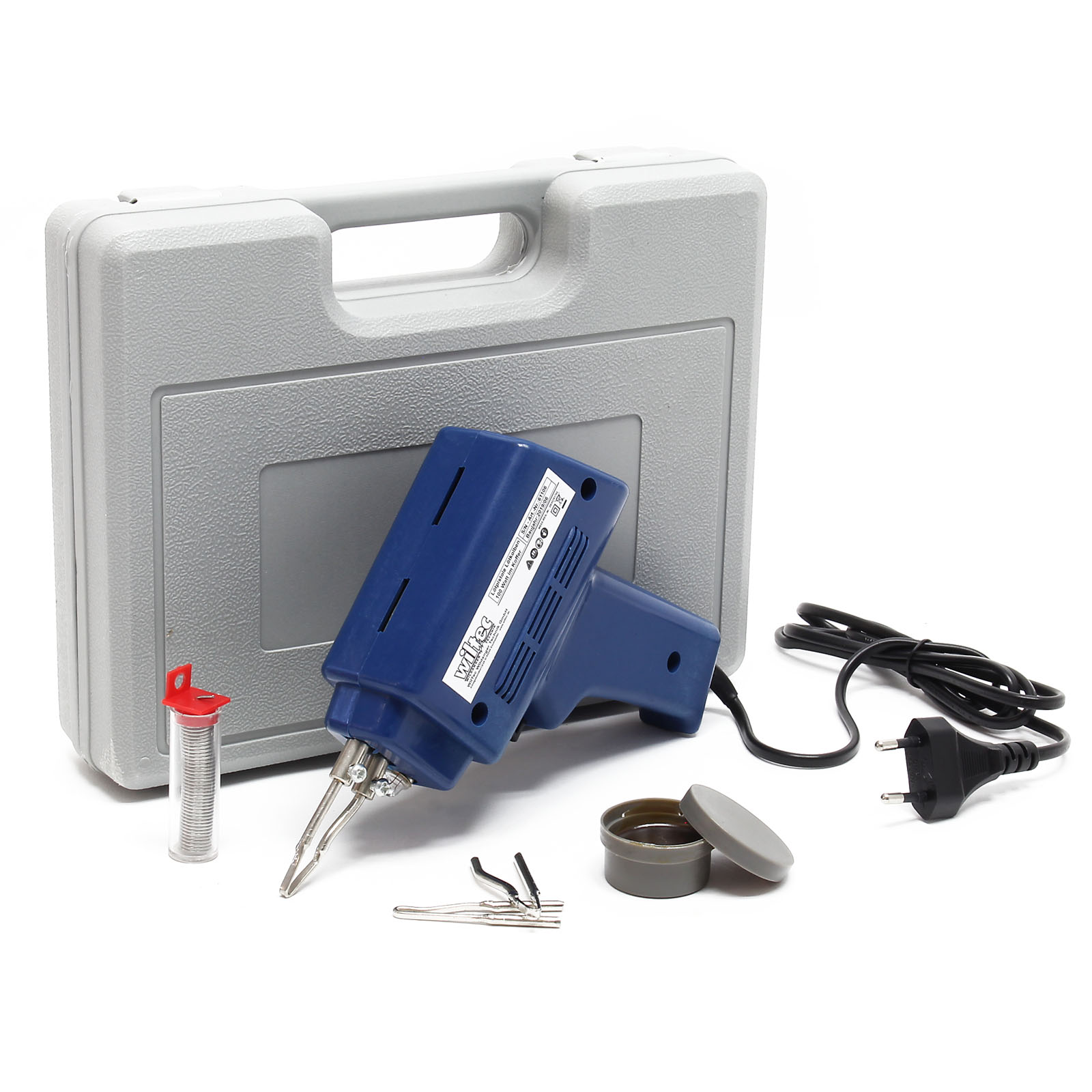 Soldering Iron Kit 100 Watts 5pcs with Soldering Accessories and Case
