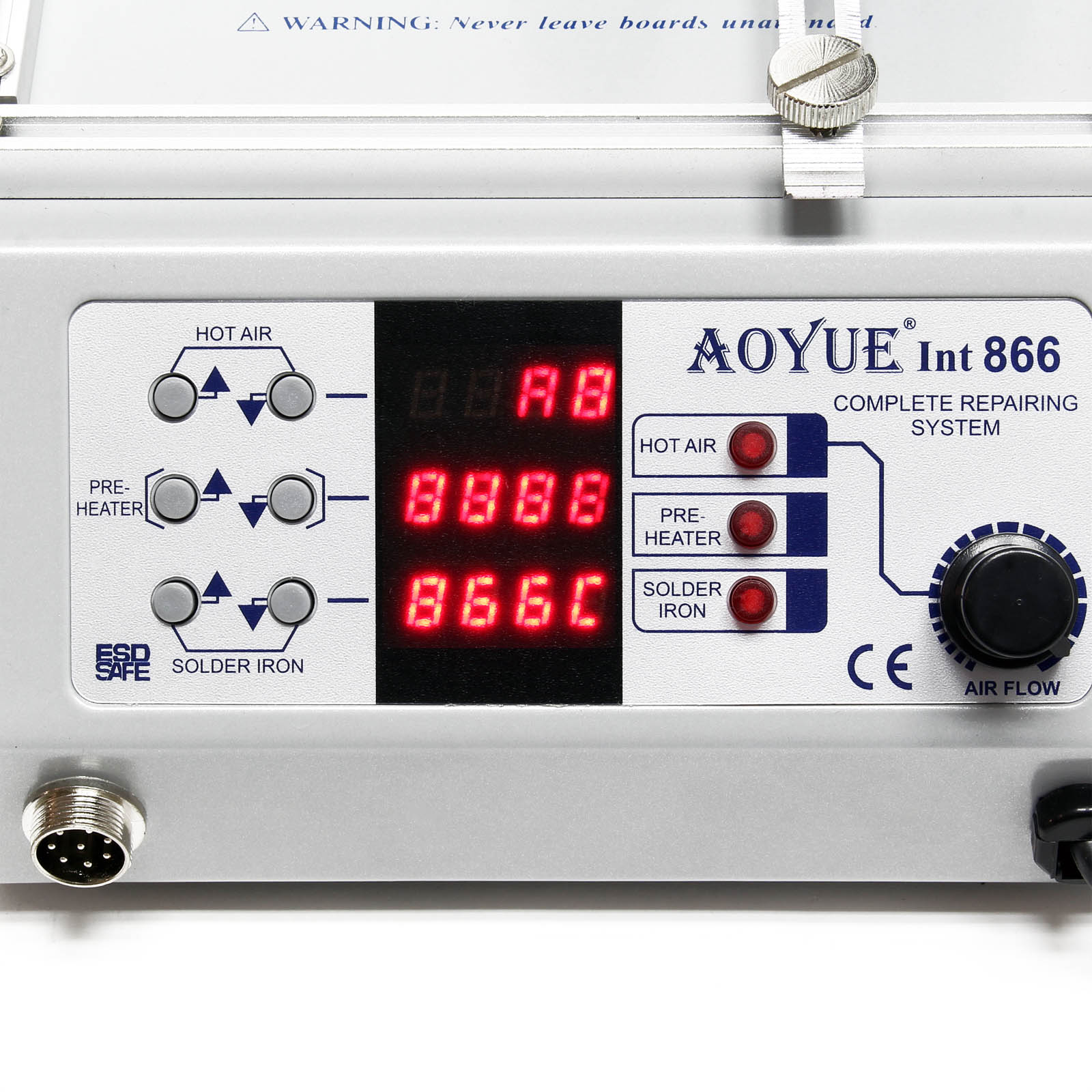 AOYUE Int866 3in1 Rework Station lead free Hot Air Soldering Station